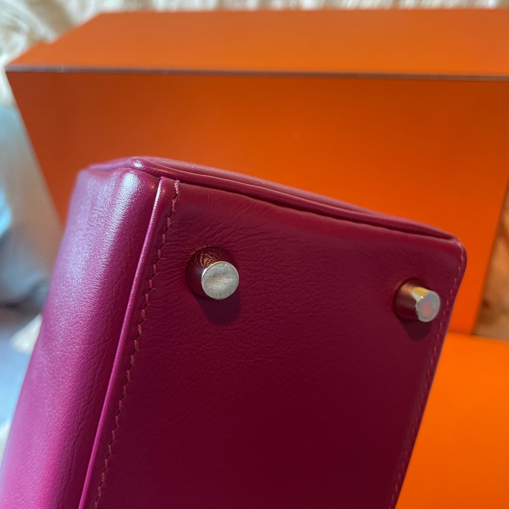 Hermes Kelly 25 Bag in Purple - Picture 9 of 15